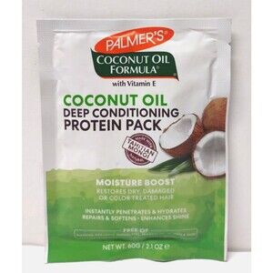 New Palmers Coconut Oil Formula Deep Conditioning Protein Pack 2.1oz Travel Size